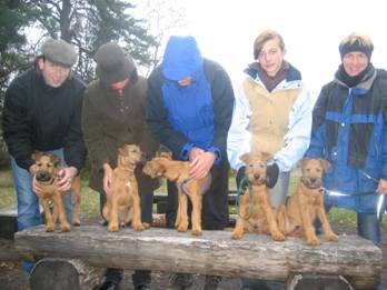 5 of his puppies